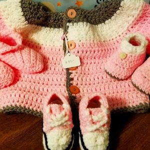 Crocheted baby items